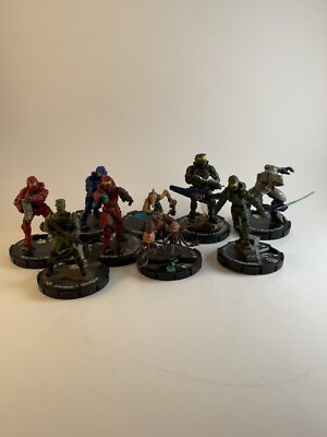Halo Action Clix lot bundle of 9