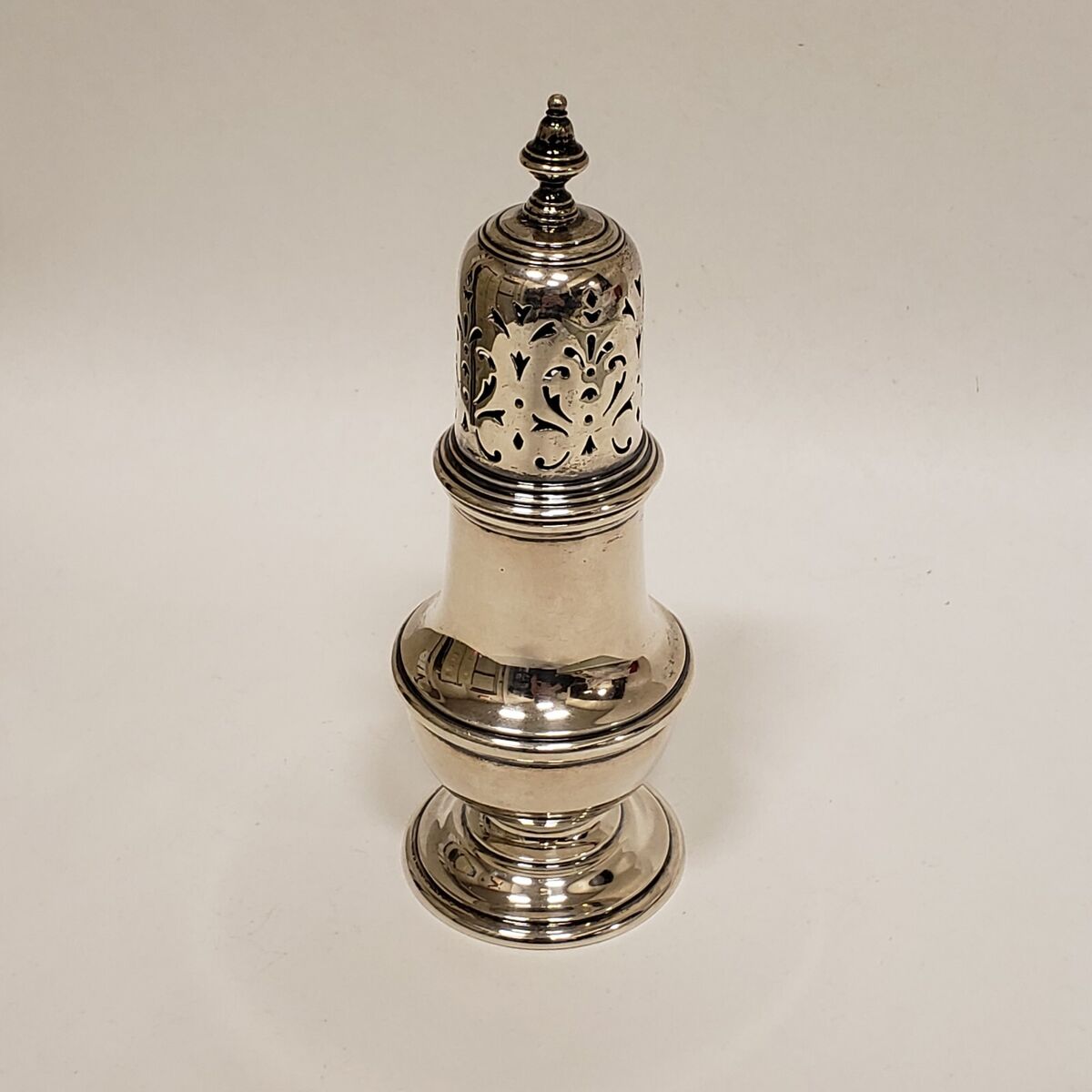 Tiffany and Co Sterling Silver Sugar Shaker Muffineer London Tiffany and Co Sterling Silver Sugar Shaker Muffineer London