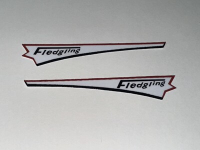 Cox .049 Fledgling Reproduction Sticker