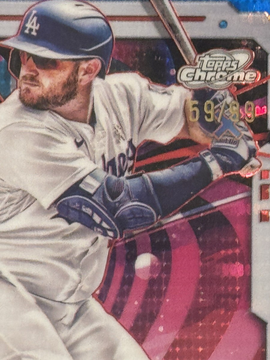 67/99 COLOR MATCH! 2024 Topps Chrome Cosmic Max Muncy BLUE