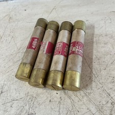 LOT OF 4 BUSSMANN RES-50 SUPER LAG RENEWABLE FUSES