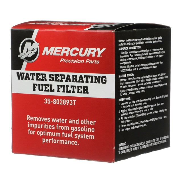 Mercury Marine Quicksilver Water Separating Fuel Filter Remote Mount 35 