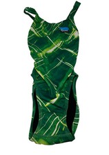 SPEEDO KELLY GREEN Endurance Lite One Piece Competition Swimsuit 28 NEW tags NWT