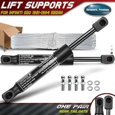 2x Rear Trunk Lid Tailgate Lift Supports Struts for Infiniti G20 1991-1994 Sedan