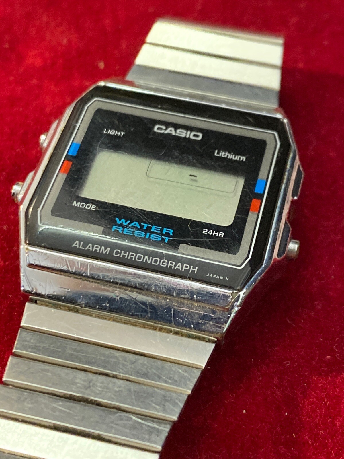 Casio Module Casio A 156w CASIO A156W 80s “Old CASIO”ペプシカラー