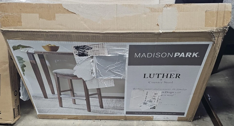 Madison Park Luther Counter Stool - Image 4 of 4