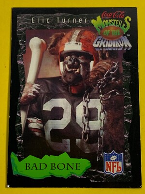 1994 COCA COLA MONSTERS OF THE GRIDIRON #7 ERIC TURNER BAD BONE | eBay