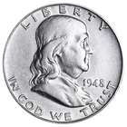 1948 Franklin SILVER Half Dollar Brilliant XF/AU Complete Your Album!