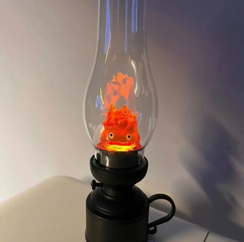 Calcifer Decorations Little Night Light LED Toys Model Collect Rare - Picture 3 of 4