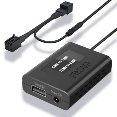 FitDVR Dash Cam Power Adapter (10-Pin) for Chevrolet, GMC, Buick, Cadillac use