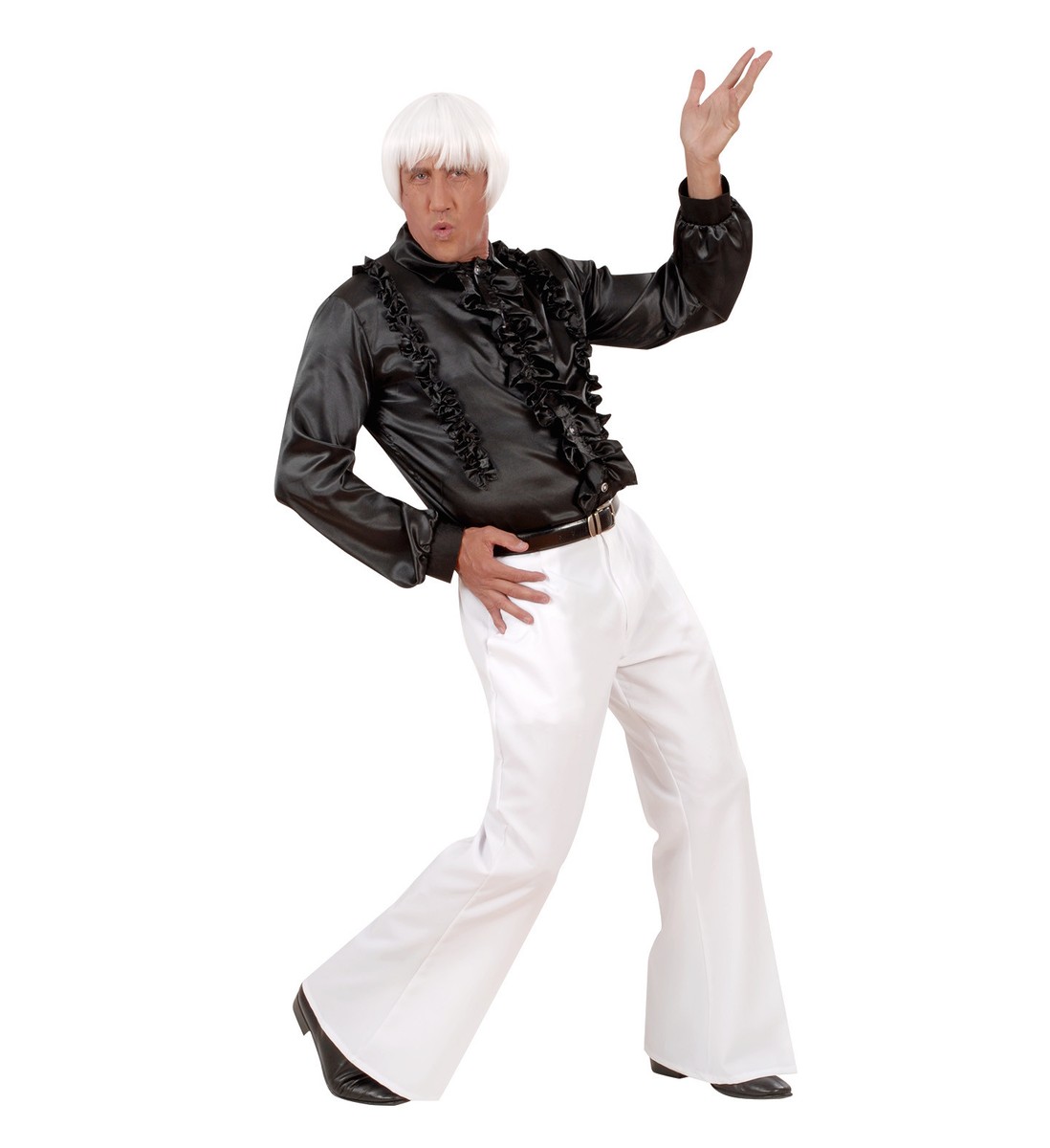 70er Jahre Herren Hose - Ausgestellt Vintage Schlaghose Mit Glitzer