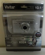 Vivitar Digital Camera VX024 ViviCam X024 10.1MP HD 4x Digital Zoom 2.4" LCD