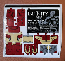 NEW LEGO  Sticker Sheet for Set 76206 Infinity Saga Iron Man Figure