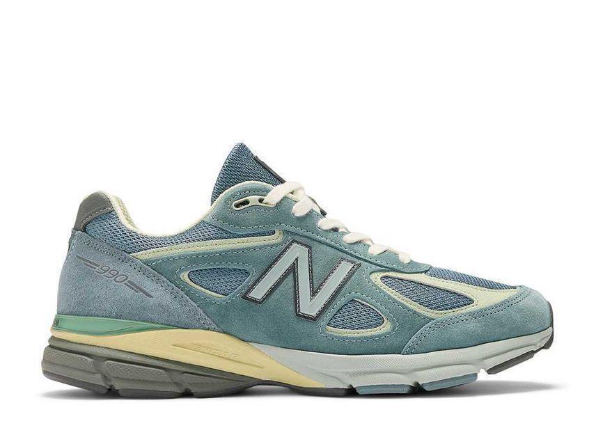 US 9.5 AURALEE New Balance 990V4 Dusty Blue 27.5cm U990AL4 | eBay