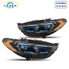 Full Led Drl Projector Headlights For 2017 2018 2019 2020 Ford Fusion Left&right