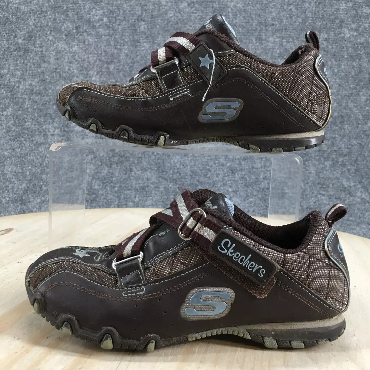 Skechers Shoes Kids 13 Boys Hook And Loop Casual Sneakers 82530
