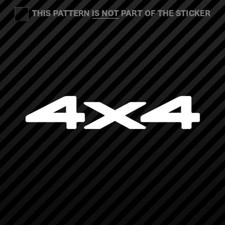 2x 4x4 Sticker Self Adhesive Vinyl Truck Off Road 2x 4x4 Sticker Self Adhesive Vinyl Truck Off Road