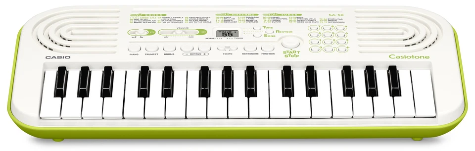 Casio SA-50 Mini Kinder Keyboard E-Piano Synthesizer 32 Tasten 100 Klangfarben - Bild 3 von 4