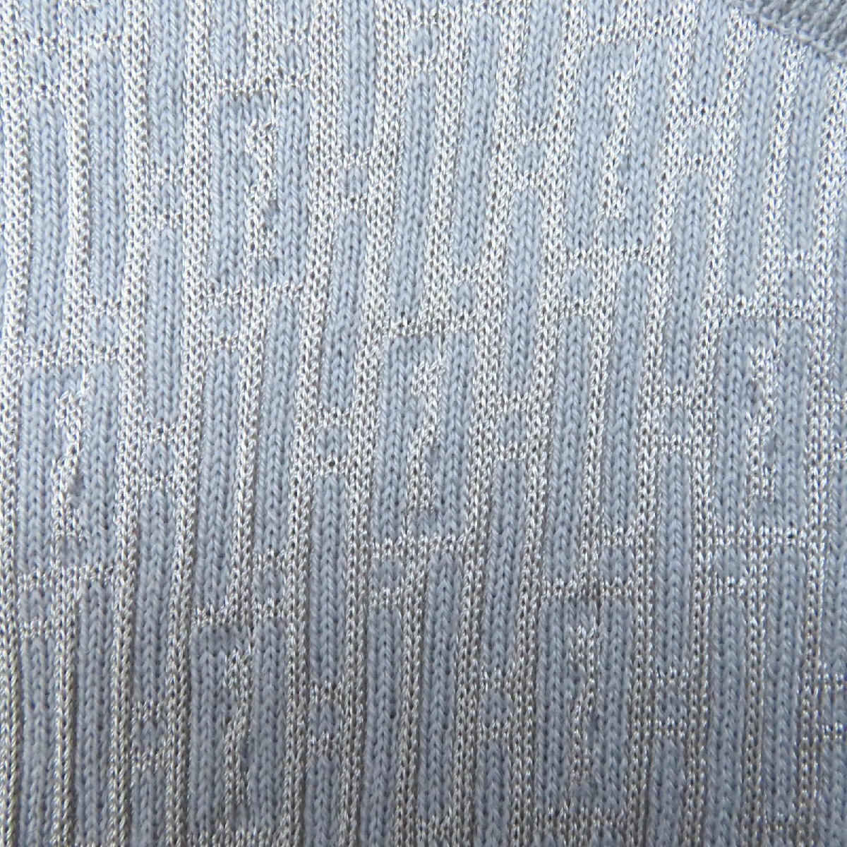 ＦＥＮＤＩ　グレーニット FENDI 2023 FZX849 FF jacquard crew neck long sleeve knit sweater