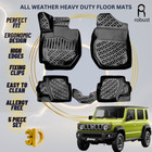 Floor Mats Liners For Suzuki Jimny 2018-2025 All Weather Heavy Duty 3D Car Rugs