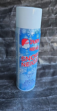 Santa Snow Blower Spray Artificial Fake Snow Flocking Touch Up Christmas 15 OZ