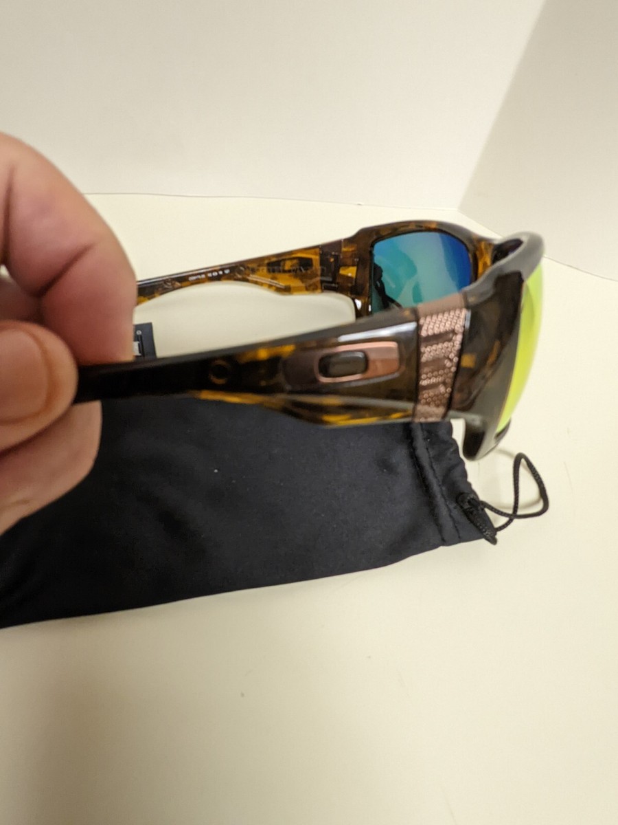 RARE Oakley Big Taco Sunglasses Fire Iridium Lenses + 2 RARE Oakley Big Taco Sunglasses Fire Iridium Lenses + 2