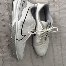 Nike Diamond Varsity 4 Turf White Wolf Grey Baseball DJ6518-100 Men 13