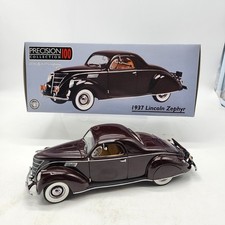 Precision Collection 100 1/18 Scale 1937 Lincoln Zephyr Ford Motor Co READ DES