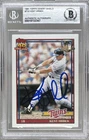 1991 Topps Desert Shield 710 Kent Hrbek Signed Card Autograph Auto BGS BAS Twins