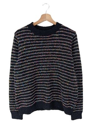 QED LONDON Strickpullover Damen Pullover Gr. DE 38 schwarz Casual-Look