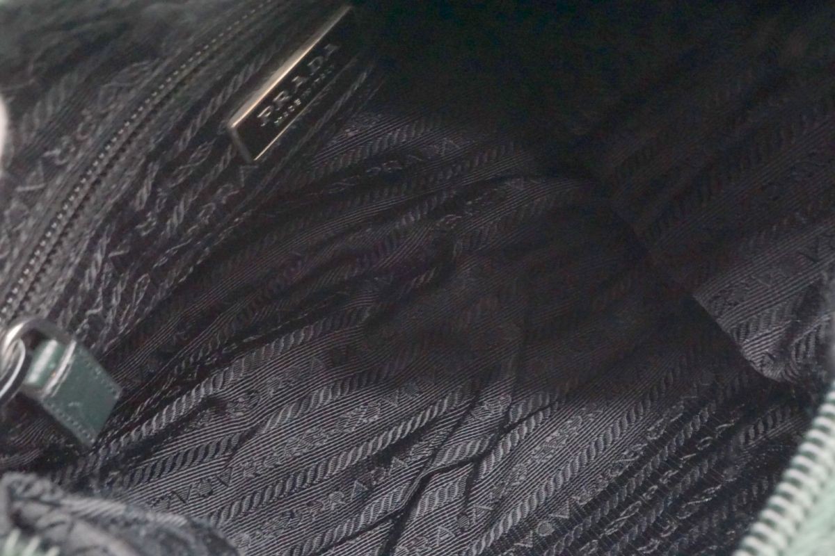 PRADA Mini Shoulder Bag Flap Triangular Logo Plat… - image 8