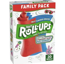 Fruit Roll-Ups Fruit Flavored Snacks, Variety Pack, 15 oz, 30 ct...