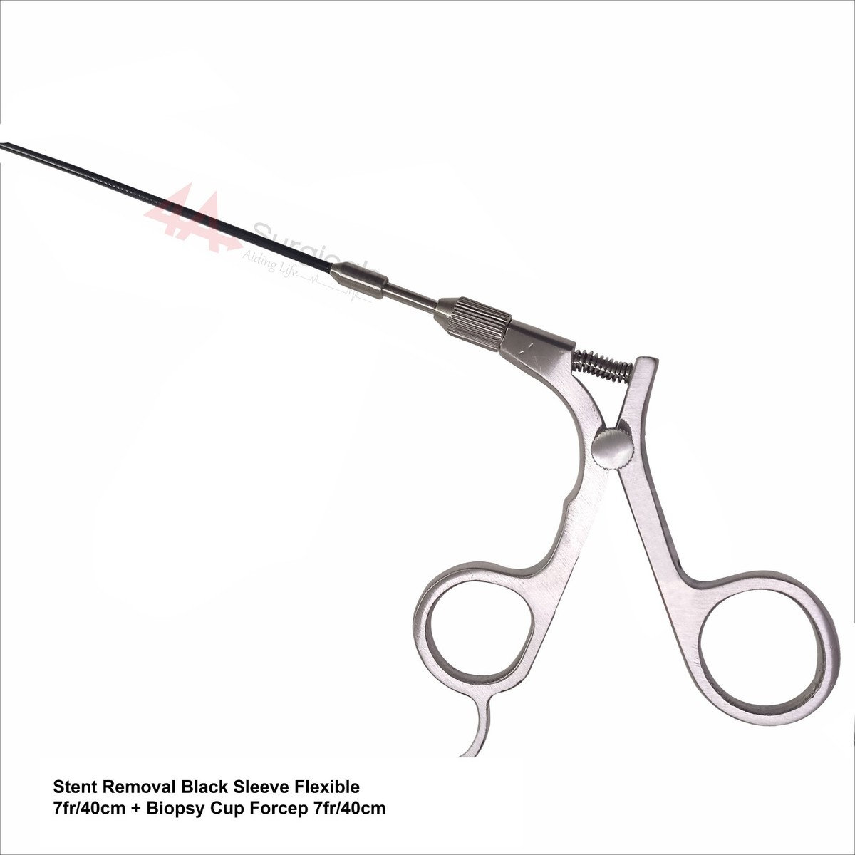 Manica Flessibile Rimozione Stent 4-7 Fr 40cm + Forceps Per Biopsia A Tazza 7 Fr 40cm - Urologia - Foto 2