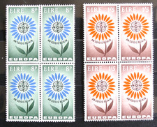 EUROPA / CEPT  : 1964 IRLANDE - EIRE YVERT N° 167 / 168 EN BLOC DE 4 TP NEUF**