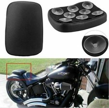 Neu Motorrad Sozius Sitz Sitzpad mit 8 Saugnapf für Universal Motorbike Schwarz