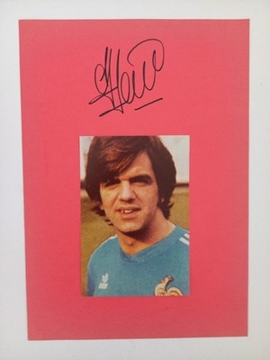 Jean Petit - Fußball A.S. Monaco - original Autogramm - ca. Din A4cm - Schriftst