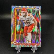 2025 Topps Chrome Football George Karlaftis RayWave Refractor #152 Chiefs