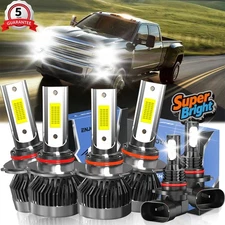 For Chevy Silverado 3500 Classic 2007 LED Headlight High Low Beam Fog Light Bulb
