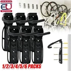 1-6 Pack Bike Wall Mount Rack Vertical Bicycle Hanger Hook Indoor Garage Storage
