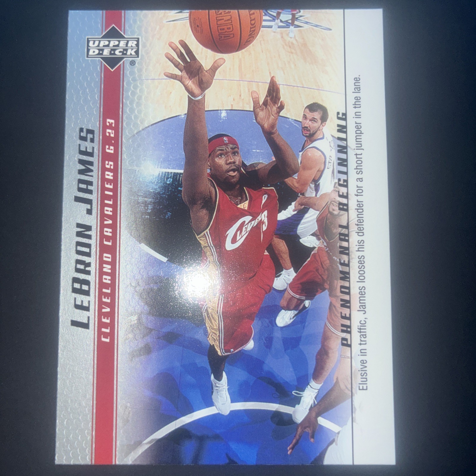 LeBron James #6 (Basketball Cards 2003 Upper Deck Phenomenal Beginning) — is it worth grading?