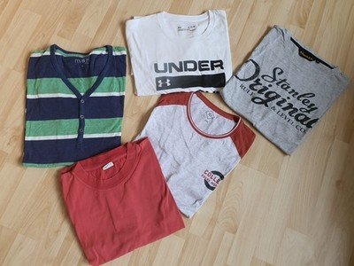 Herren T-Shirt 5er Paket, Größe L/Xl, Verschiedene Marken