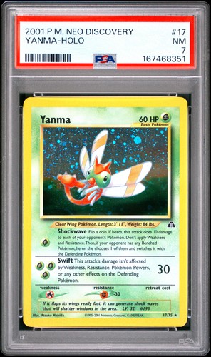 Yanma (Unlimited) graded PSA 7 for sale on eBay