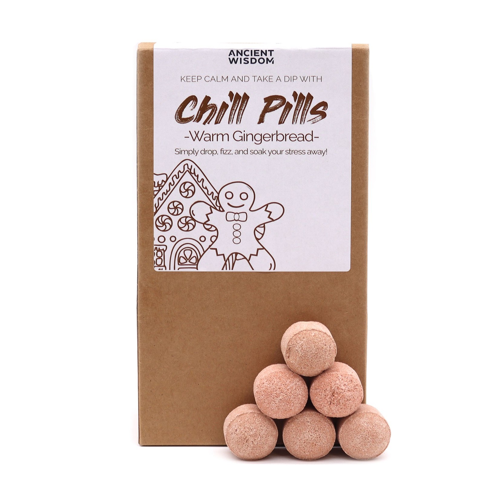 Chill Pills Gift Pack 350g - Warm Gingerbread Pill Packs