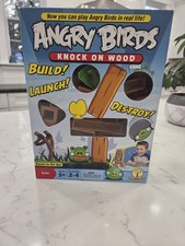 Angry Birds Knock On Wood Board Game Mattel 2010 - missing point star