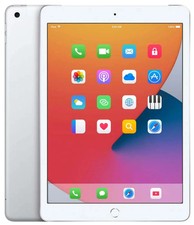 Apple iPad 8th Generation 10.2" 32GB WIFI AND 4G SILVER  pristine