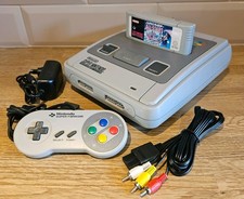 Super Nintendo SNES Console Bundle Super Mario Allstars Console/Game/Pad/PSU/AV