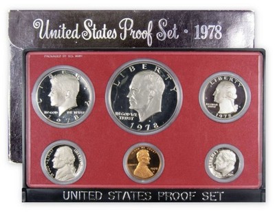 1978 Clad Proof Set U.S. Mint Original Government Packaging OGP