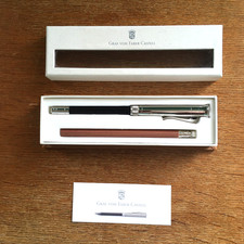 Rare Graf von Faber-Castell Perfect Pencil Boxed Set Black, Brown, Sharpener