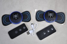 Set 2 x EMS Mini Portable Electric Neck Back Cervical Massager Patch Relief Pain