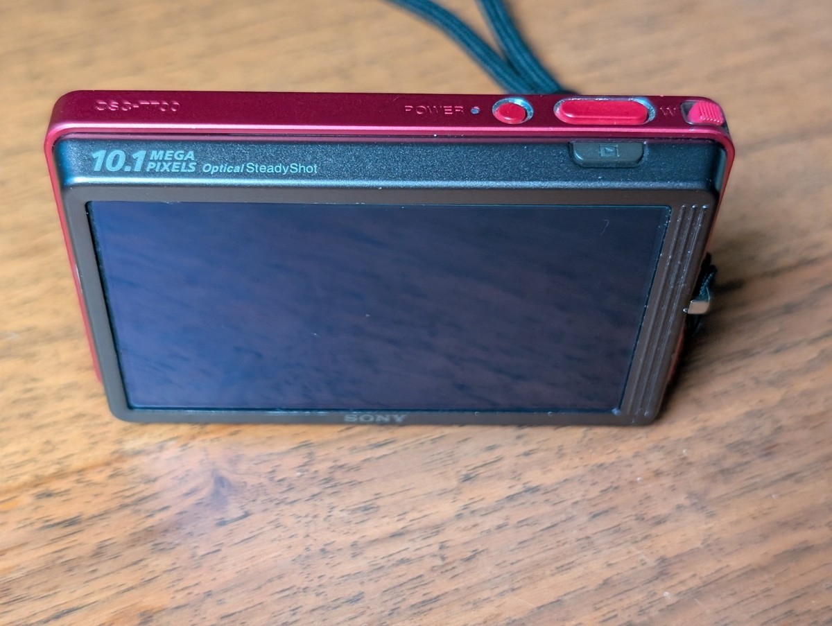 ソニー デジタルスチルカメラサイバーショットDSC-T700 ジャンク品【2